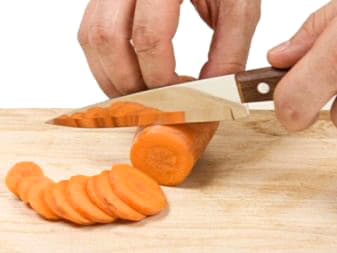 Если морковка слегка отличается по толщине, отсорт