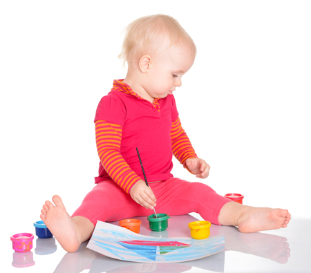 Рисование с малышом: первые игры и занятия. Когда начинать?