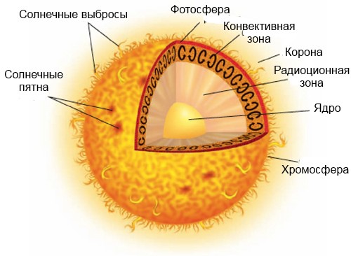 Строение Солнца
