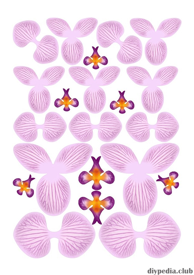 Красивая бумажная орхидея