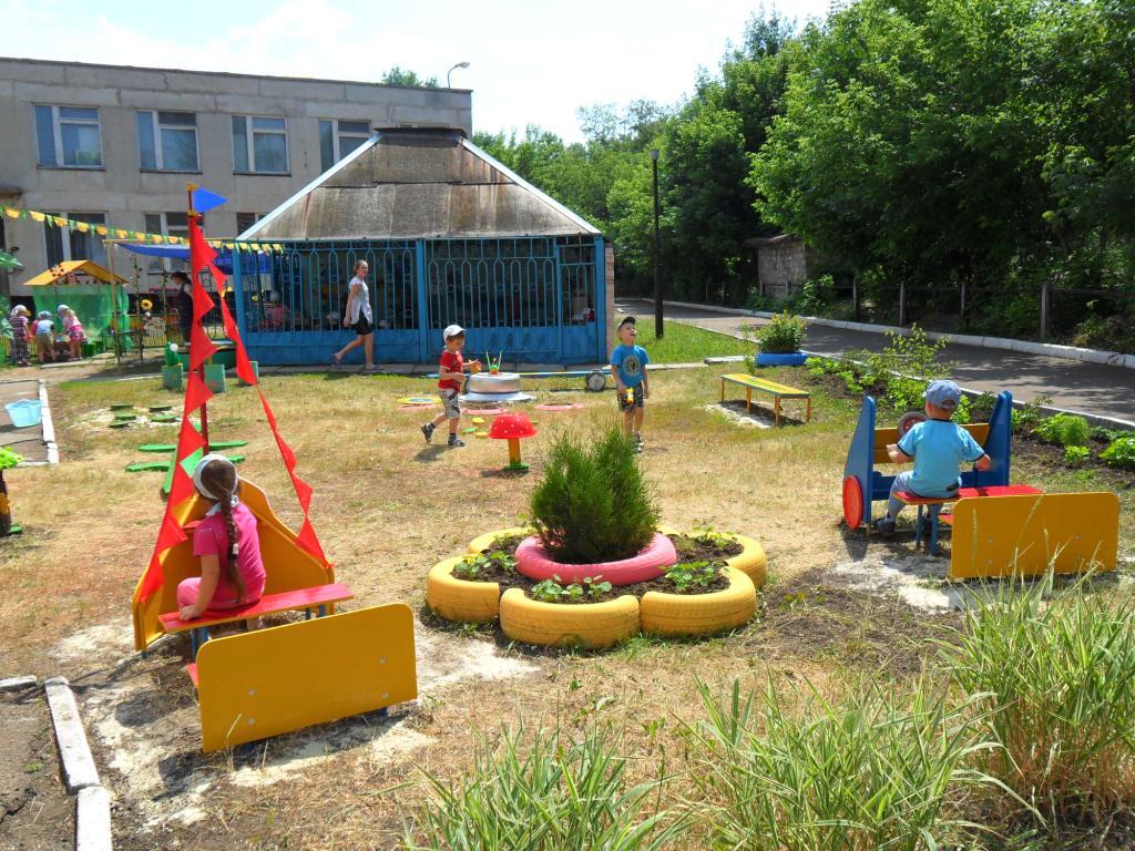 Двор детского сада