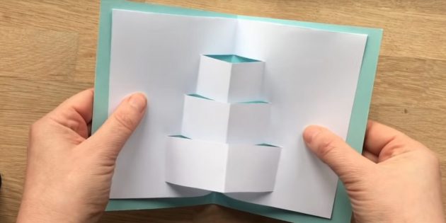 Разверните полосы и раскройте бумагу