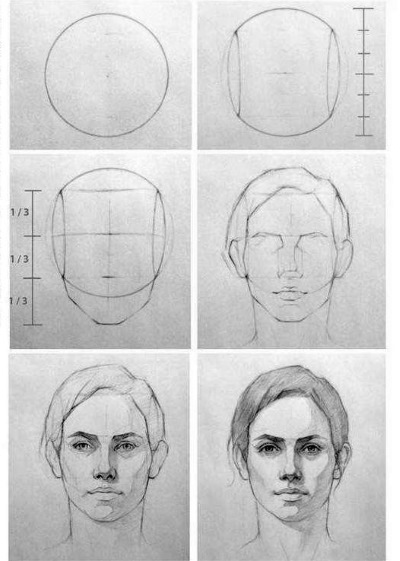 Анатомия человека для рисования для начинающих поэтапно: позы, голова, аниме, лицо, тело