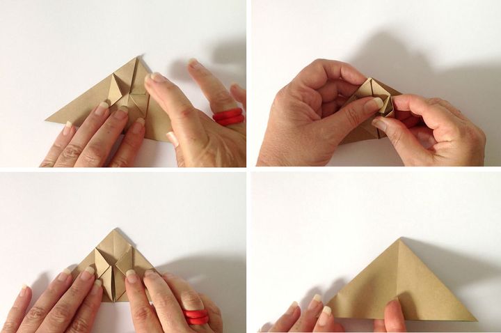 Мастер-класс по изготовлению оригами-зайца на основе 