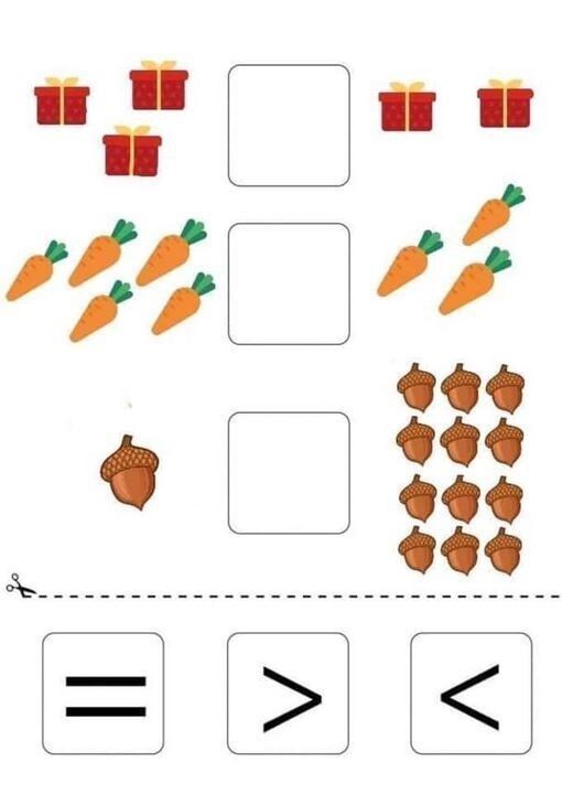 Примеры для дошкольников 5-6 лет по математике для подготовки к школе (распечатать бесплатно)