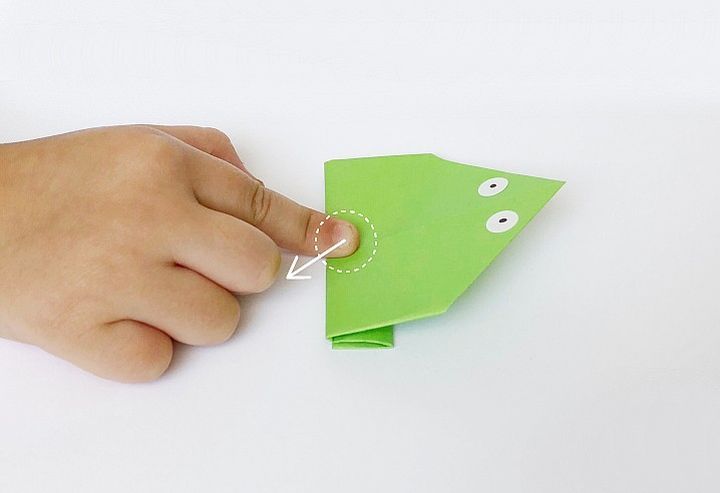 Пошаговая инструкция по сборке простой оригами-лягушки