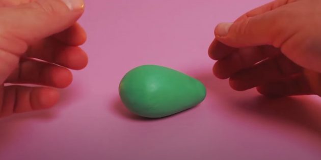 Поделка из пластилина «Самолёт»: слепите корпус самолёта