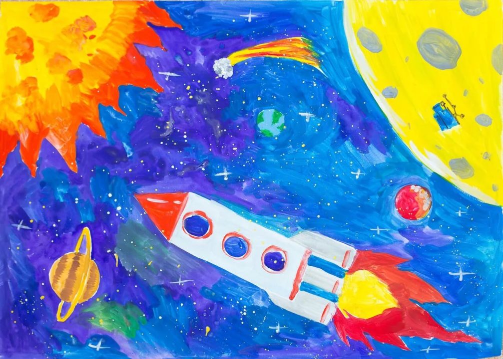 80 картинок про космос для детей