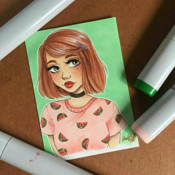 250 рисунков маркерами и фломастерами