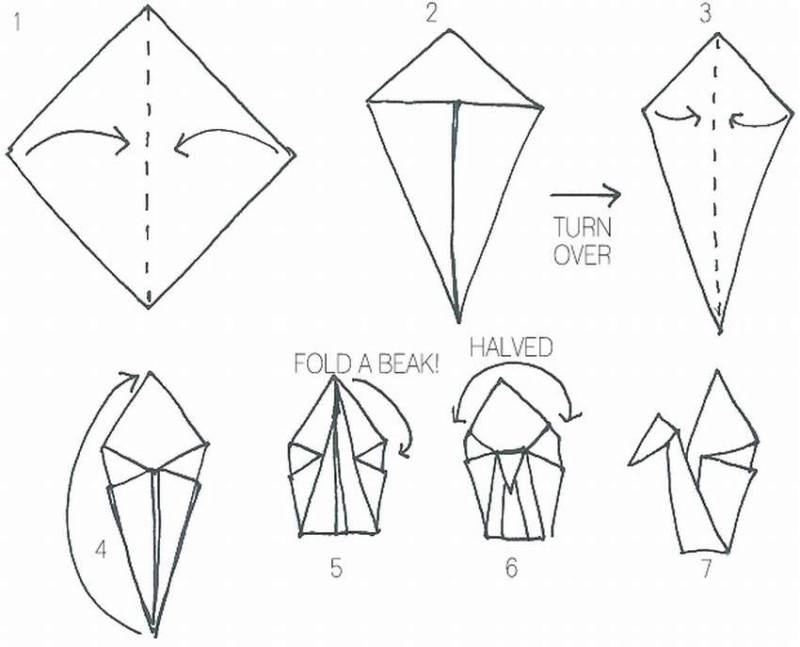 Как сделать лебедя из бумаги: инструкция для начинающих