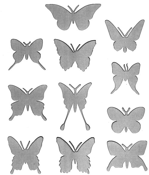 поделка бабочка из полосок цветной бумаги 8