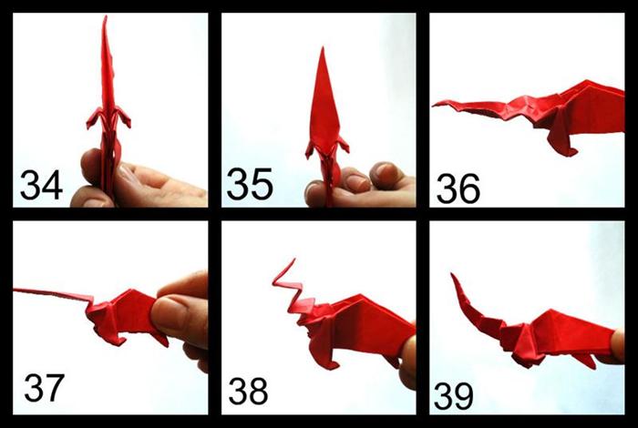 Как сделать дракона из бумаги своими руками